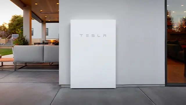 Tesla solar panel installation on a residential roof